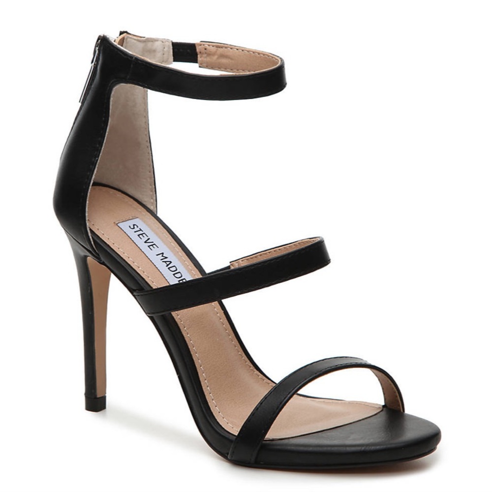 Steve Madden Feelya Black Heels